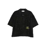 [Honor The Gift] Honor The Gift Circle-patterned Short-sleeve Shirt XL BLACK
