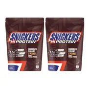 932354 2 X 480G BAG SNIKCERS HI-PROTEIN CHOCOLATE CAREMEL PEANUT FLAVOUR DRINK