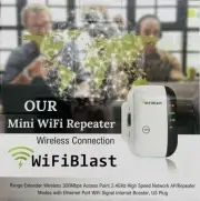 WiFiBlast Mini WiFi Repeater Wireless Connection
