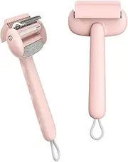 Dematting Comb For Dog - Undercoat Rake DE Shedding Tool | Double Sided Blade Rake Comb For Matted Fue | Knot & Grooming Comb For Dogs And Cats