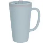 Cone 16oz Insulated Travel Mug with Handle, Double Wall, Slide-Closure Lid, B...
