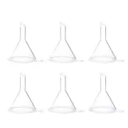 Small Clear General Purpose Wide Mouth Plastic Funnel for Oil Bottle Filling