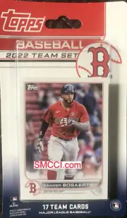 Boston Red Sox 2022 Topps Factory Sealed Team Set Bogarts Devers Verdugo Plus