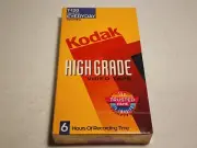 SEALED Blank Kodak T-120 High Standard 6 hr VHS Videocassette Tape For VCRs