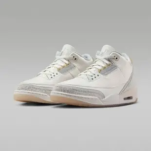 【NIKE 耐吉】Air Jordan 3 Retro Craft Ivory 男鞋 象牙白色 AJ3 休閒鞋 FJ9479-100