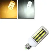 E14 E12 B22 E27 LED 15W 170 SMD 5730 Warm White Whit Fire Cover Corn LED Bulb Light AC220V E12 WHITE