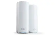 NETGEAR Orbi RBE772 (BE11000) Tri-Band WiFi 7 Whole Home Mesh System - 2 Pack