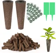 110 Pack Seed Pod Kit for Hydroponic Systems, Easy to Use Seed Starter Sponges W