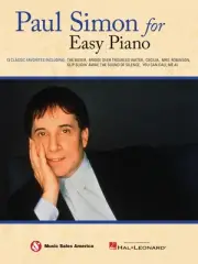Paul Simon for Easy Piano Sheet Music Vocal Lyrics 13 Pop Rock Songs Book