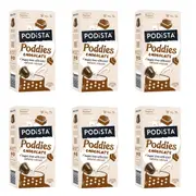 6x 10PK PODiSTA Poddies Chocolate Sugar Free Nespresso Compatible 100g
