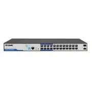 D-Link DGS-F1210, 26-Port Gigabit Smart Managed PoE+ Switch with 24 PoE RJ45 and 2 SFP Ports, 230W DGS-F1210-26PS-E