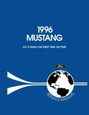 1996 Ford Mustang Shop Service Repair Manual Engine Drivetrain Electrical Book
