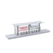 1/87 Mini Simulation Bus Station Model High-speed Rail Station Platform Diy~ CR