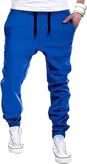 [RegaliaKun] Pantalones De Hombre Joggers for Men Basic Stretch Twill Pants-Reg and Big & Tall Sizes 2025 Summer Trendy Trouser