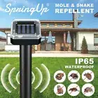 2-20pcs Garden Snake Repeller Pulse Ultrasonic Solar Powered Pest Repellent AU