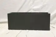 Ultralite Black Terrazzo Rectangular Planter Box