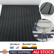 Grey EVA Boat Teak Decking Flooring Sheet 6mm Yacht Marine Bevel Foam Pad Mat AU