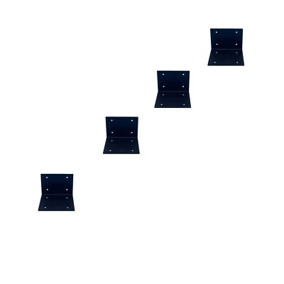 4"x6" Basic Angle Wall Mounting Bracket 4 pack | Shelving Bracket