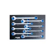 8 Pcs of Kincrome Evolution Metric Imperial Jumbo Combination Spanners EVA Tray