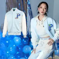 在飛比找momo購物網優惠-【PUMA】外套 P.Team 女款 藍 白 棒球外套 防風