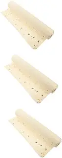 Mobestech 3pcs Natural Flower Design Wrapping Paper Craft Paper for Bulk Birthday Christmas Wrapping Simple Pattern Wrap Recyclable Floral