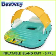 Bestway Inflatable Island Pool River Beach Water Raft Float -Sunny Lounge Island