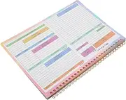 Homoyoyo Financial Planner Notebook Weekly Daily Expense Tracker Compact Budget Organizer for Home Office User Friendly Log Book for Budgeting Spending Analysis