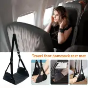 Airplane Footrest Adjustable Foot Rest Feet Hammock for Plane Train Office H~'l