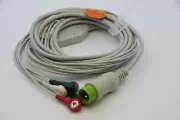 ECG/EKG 1 PIECE Cable with 5 leads Spacelabs Ultraview monitor NEW US seller