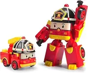 Robocar Poli Roy Transforming Robot, 4" Transformable Action Toy Figure Holiday Discount