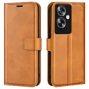 For Oppo A79 5G/A2 5G Case PU Leather Calf Texture Wallet Phone Protector