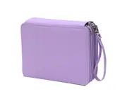 PU Leather Colored Pencil Case with Compartments-Handy Pencil Bags Large for Watercolor Pencils, Ordinary Pencils