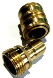 MTM Garden Hose Brass Quick Connect Disconnect Coupler Kit Best PriceValue