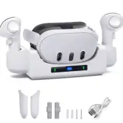 Charging Dock for Meta Quest 3 VR Headset & Controllers Accessories Storage Dock