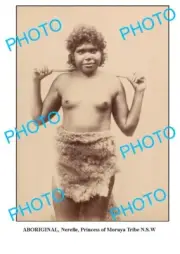 OLD ABORIGINAL 8x6 PHOTO PRINCESS OF MORUYA TRIBE