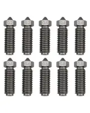 10 Pcs Hardened Steel Nozzle Fit for Anycubic Kobra 3 3D Printer, M6 Thread, ...