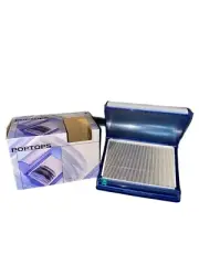 POPTOPS 60 CD/DVD/BLU RAY/PS XBOX GAMES INDEX ORGANIZER CASE CARRY BLUE