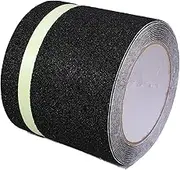 iplusmile 1roll Non- Stair Treads Tape Glow The Dark Anti- Strips for Indoor and Outdoor Steps Easy to Apply Tape for Slippery Stairs for Enhanced Visibility and Traction