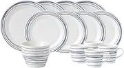 [Royal Doulton] Pacific Lines 16-Piece Dinnerware Set