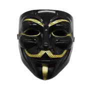 Black V For Vendetta Mask