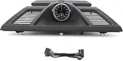 Center Dash Clock Cover, Dashboard Panel Trim 970 552 151 01 Fit for Porsche 2010-2016 (Svarta stoppur)