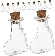 30pcs Cork Glass Wishing Bottles for DIY Crafts Decorative Drift Bottles with Stoppers for Parties Weddings and Home Decor Storage Jars