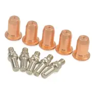 Plasma Torch Electrode & Nozzle For Everlast PowerPlasma 50S/60S Plasma Cutter