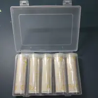 在飛比找蝦皮購物優惠-99年蔣經國蔣渭水紀念幣一組5條250枚保護筒加保護盒628