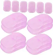 Happyyami Travel Soap Sheets Portable Hand Wash Soap Flakes for Outdoor Activities Camping and Business Trips Lightweight and Compact Design Per Box