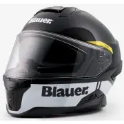 FF-01 Black White Full Face Helmet