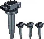 Set of 4 UF316 Ignition Coil Pack Compatible with Toyota Prius C Yaris Echo 2004-2006 Scion xA xB 1.3L 1.5L L4 Replaces 9091902240 UF-316 GN10312 9008019021 9091902265 193175931 9091902240
