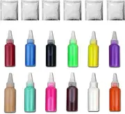 Coniuty Magic Water Elf Toy Powder Refill 6 Packs + 12 Bottles Aqua Fairy Water Color Gel Kit