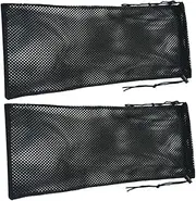 VERDANVERSE 2pcs Snorkeling Drawstring Mesh Bags Lightweight Compact for Beach Swimming Diving Scuba Diving Bag for Gear Accessories