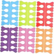 Generic 36pcs Nail Toe Separator Gel Toe Spacers Toe Separators for Nail Polish Application Finger Dividers Nail Art Tool Foot Nail Beauty Divider Cuticle Remover Sponge Manicure Separator